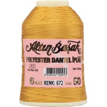 MidasTech Altınbaşak Oya ve Dantel Ipi 20 gr - Royaleks - No: 672 Nemere