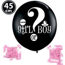 Parti Show Cinsiyet Balonu Soru Işareti Pembe 90 cm