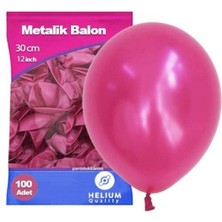 Parti Show Fuşya Balon Metalik 100 Adet