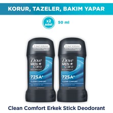 Dove Men +Care Erkek Stick Deodorant Clean Comfort 50 ml X2