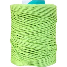 Popüler Sepet Makrome Ipi 3mm Polyester Fıstık Yeşili