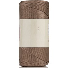 Popüler Sepet Makrome Ipi 3mm Polyester Karamel