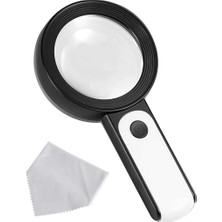 Fırsatkolik 30X 12ışıklı Büyüteç Taşınabilir Çıft Katmanlı Optik Cam Okuma Büyüteç 229018