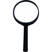 Emay Center 60 mm El Tipi Büyüteç Mercek | Kitap, Harita Okuma ve Hobi Büyüteci | Siyah Saplı