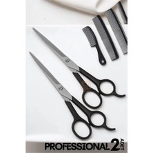 Berber Makası 2 Adet Profesyonel 6.5 Inç Çelik