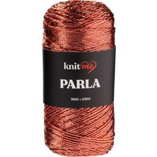 Knitme Parla Bakır Simli Çanta ve Aksesuar Örgü Ipliği
