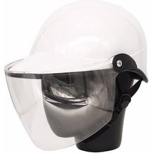 Tuğra GT Jokey Kask Beyaz (Kırılmaz)Camlı