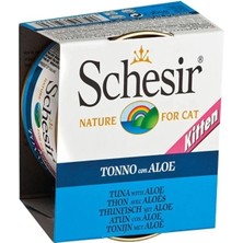 Schesir Kitten Ton Balıklı ve Aloeveralı Yavru Kedi Konservesi 85 gr