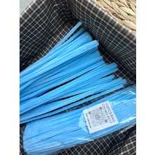 A017 Kod Mutkin Şönil 100 Lü Mavi Renk  30 cm -🛍️ Yoğun Tüylü Hobi Çubuğu Tel El Işi 100 Lü Paket💐