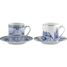 Indispensablely Lucky Florance Bone 2'li Kahve Fincani Seti