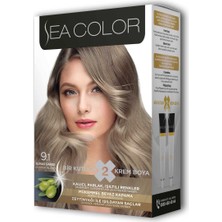 MidasTech 2 Tüp Krem Saç Boyası Seti Elmas Sarısı No:9.1 Nemere