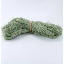 MidasTech Küf Yeşili Renk Çile Kağıt Ip Çanta Ipi Supla Ipi  No:49 - (550-600 Gr) Nemere