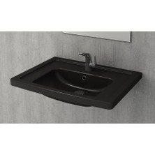 Bocchı Bocchi 1007-004-0126 Taormina Pro Etajerli Lavabo 66 cm Mat Siyah
