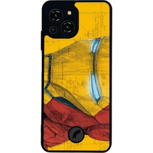 BG AKSESUAR Reeder S23 Pro Max Uyumlu  Iron Man ( Demir Adam ) Tasarımlı Glossy Premium Kılıf