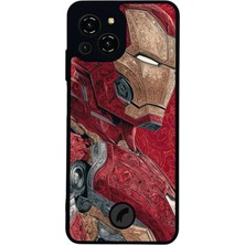 BG AKSESUAR Reeder S23 Pro Max Uyumlu Iron Man ( Demir Adam ) Tasarımlı Glossy Premium Kılıf