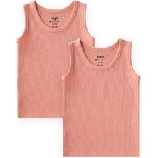 Cigit Ikili Geniş Askılı Atlet 2-11 Yaş Vafıl Somon