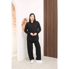 Piove Kadın Gömlek Pantolon Ikili Takım – Rahat Kesim Günlük ve Ofis Kombin Takımı