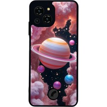 BG AKSESUAR Reeder S23 Pro Max Uyumlu Uzay Tasarımlı Glossy Premium Kılıf