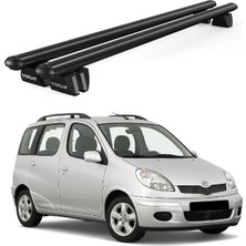Today Auto Pençe Toyota Yaris Verso Mpv (2000-2005) Uyumlu Siyah Ara Atkı 109CM Port Bagaj Tavan Barı