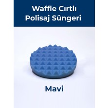Befar Plus Waffle Cırtlı Polisaj Süngeri 150X25 mm | Çizik Giderici Polisaj Pedi