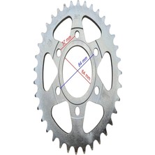 Rks R250 Arka Dişli 520-36T Iç 64 mm 6 Delikli Öm