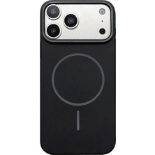Vissona iPhone 17 Pro Max Uyumlu Kamera Çıkıntılı Magsafe Wireless Şarj Özellikli Sert Sararmaz Silikon Kılıf
