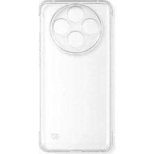 Vissona Redmi Note 14-C 4g Uyumlu Kamera Korumalı Yanları Açık Sararmaz Sert Mika Şeffaf Kılıf