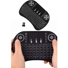 Renklime Mini Klavye Gaming Pc Playstation Ledli Mouse Rgb Mouse Bluetooth USB