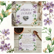 Lifoya Tohum Kartı,davetiye-25 Adet (%50 Muz Lifi,%50 Geri Dönüştürülmüş Kağıt)