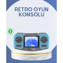 Renklime Çocuklara Özel Retro Oyun Konsolu Portatif Eğlence Cihazı