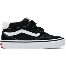Vans Brooklyn Mid V Erkek Siyah-Beyaz Sneaker Ayakkabı VN000E9FBZW1