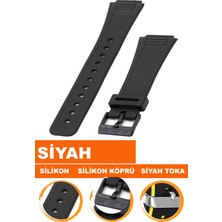  casio aq47 saat uyumlu silikon saat kordonu kayışı cs