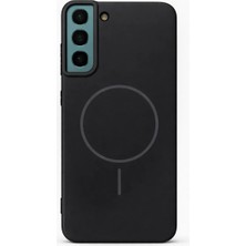 Vissona Samsung Galaxy S21 Plus Uyumlu Kamera Çıkıntılı Magsafe Wireless Şarj Özellikli Sert Sararmaz Silikon Kılıf