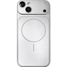 Vissona iPhone 13 Uyumlu Kamera Korumalı Magsafe Wireless Şarj Özellikli Full Glass Arka Kapak