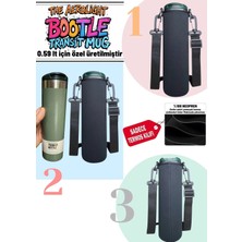 Stanley MELA FİSH 20 Oz 0.59 Litre The Aerolight Transit Mug Neopren Termos Kılıfı ve Omuz Askısı