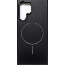 Vissona Samsung Galaxy S22 Ultra Uyumlu Kamera Çıkıntılı Magsafe Wireless Şarj Özellikli Sert Sararmaz Silikon Kılıf