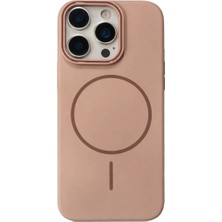 Vissona iPhone 13 Pro Max Uyumlu Kamera Çıkıntılı Magsafe Wireless Şarj Özellikli Sert Sararmaz Silikon Kılıf
