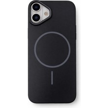 Vissona iPhone 16 Plus Uyumlu Kamera Çıkıntılı Magsafe Wireless Şarj Özellikli Sert Sararmaz Silikon Kılıf