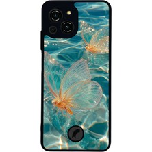 BG AKSESUAR Reeder S23 Pro Max Uyumlu Kelebek Tasarımlı Glossy Premium Kılıf