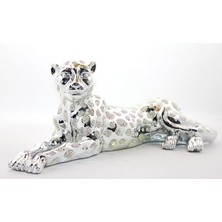 Derin Stok Polyester Oturan Kaplan Figürü