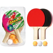 Genel Masa Tenisi Raket Seti 2 Raket 3 Pinpon Topu – Ergonomik Saplı Dayanıklı Ping Pong Raketi Seti, Ev Okul Ofis Için Masa Tenisi Oyun Seti, Başlangıç ve Hobi Oyuncuları Için Masa Tenisi Seti