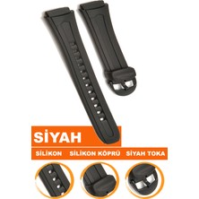  casio w210 saat uyumlu silikon saat kordonu kayışı cs