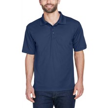 Euwue Dijital Elit Erkek Polo Yaka Lacivert Tişört