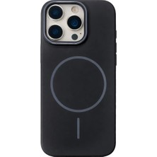 Vissona iPhone 13 Pro Max Uyumlu Kamera Çıkıntılı Magsafe Wireless Şarj Özellikli Sert Sararmaz Silikon Kılıf
