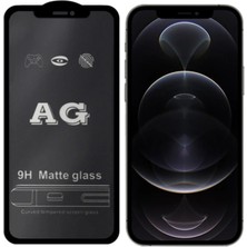 MidasTech Ally Iphone 12 Pro Max 6.7inç Full Glue Matte Tempered Cam  Ekran KORUYUCU-(5775) Midiastech