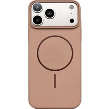 Vissona iPhone 17 Pro Uyumlu Kamera Çıkıntılı Magsafe Wireless Şarj Özellikli Sert Sararmaz Silikon Kılıf