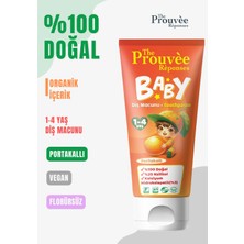 The Prouvee Reponses %100 Doğal Organik Bebek ve Çocuk Portakallı Diş Macunu 50 ml (Florürsüz)