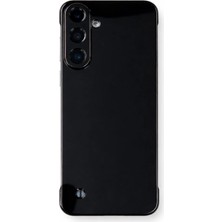 Vissona Samsung Galaxy S24 Uyumlu Kamera Korumalı Yanları Açık Sararmaz Sert Mika Şeffaf Kılıf