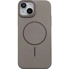 Vissona iPhone 15 Uyumlu Kamera Çıkıntılı Magsafe Wireless Şarj Özellikli Sert Sararmaz Silikon Kılıf