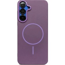 Vissona Samsung Galaxy S25 Plus Uyumlu Kamera Çıkıntılı Magsafe Wireless Şarj Özellikli Sert Sararmaz Silikon Kılıf